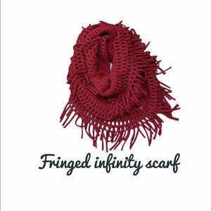 Lowest Deal $8 
100% Acrylic Beautiful Dark Red Scarf